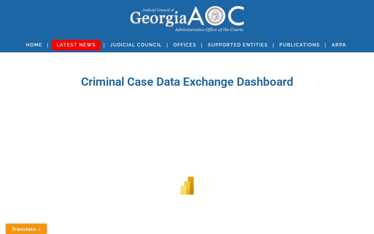 Johnson County criminal docket data exchange dashboard